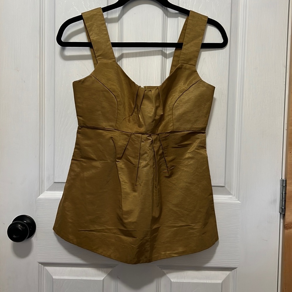 mustard brown cue empire  tank